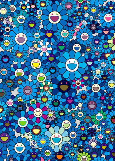 村上隆An Homage to IKB, 1957 Eポスター An Homage to IKB, 1957An