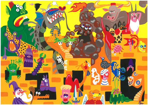 ブルー•ジョー ワタナベリョウ 2022年作品 タグボート ゴリラ ブルー