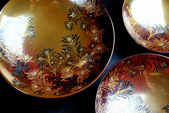 最高級（木瓜型）屠蘇器・槙蒔絵 6,600,000円（税込） | 輪島塗の