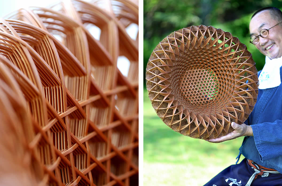 ぺんたくん【新品、未使用】鳥籠屋 十蔵 ヤマガラ胴張籠 竹製日本製