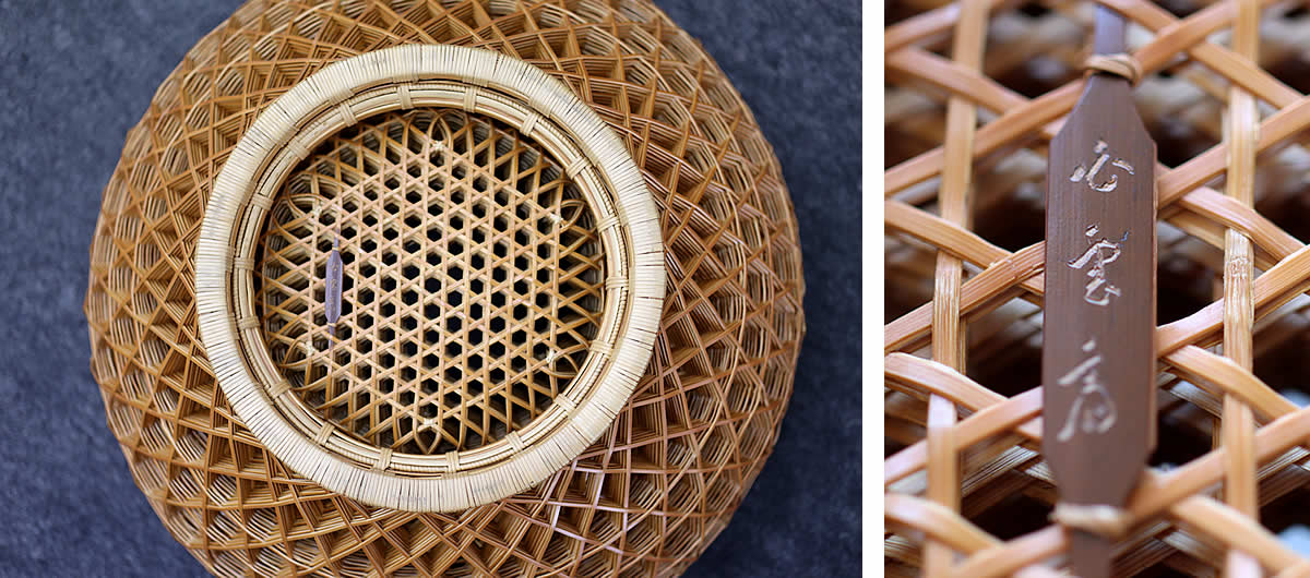 ぺんたくん【新品、未使用】鳥籠屋 十蔵 ヤマガラ胴張籠 竹製日本製