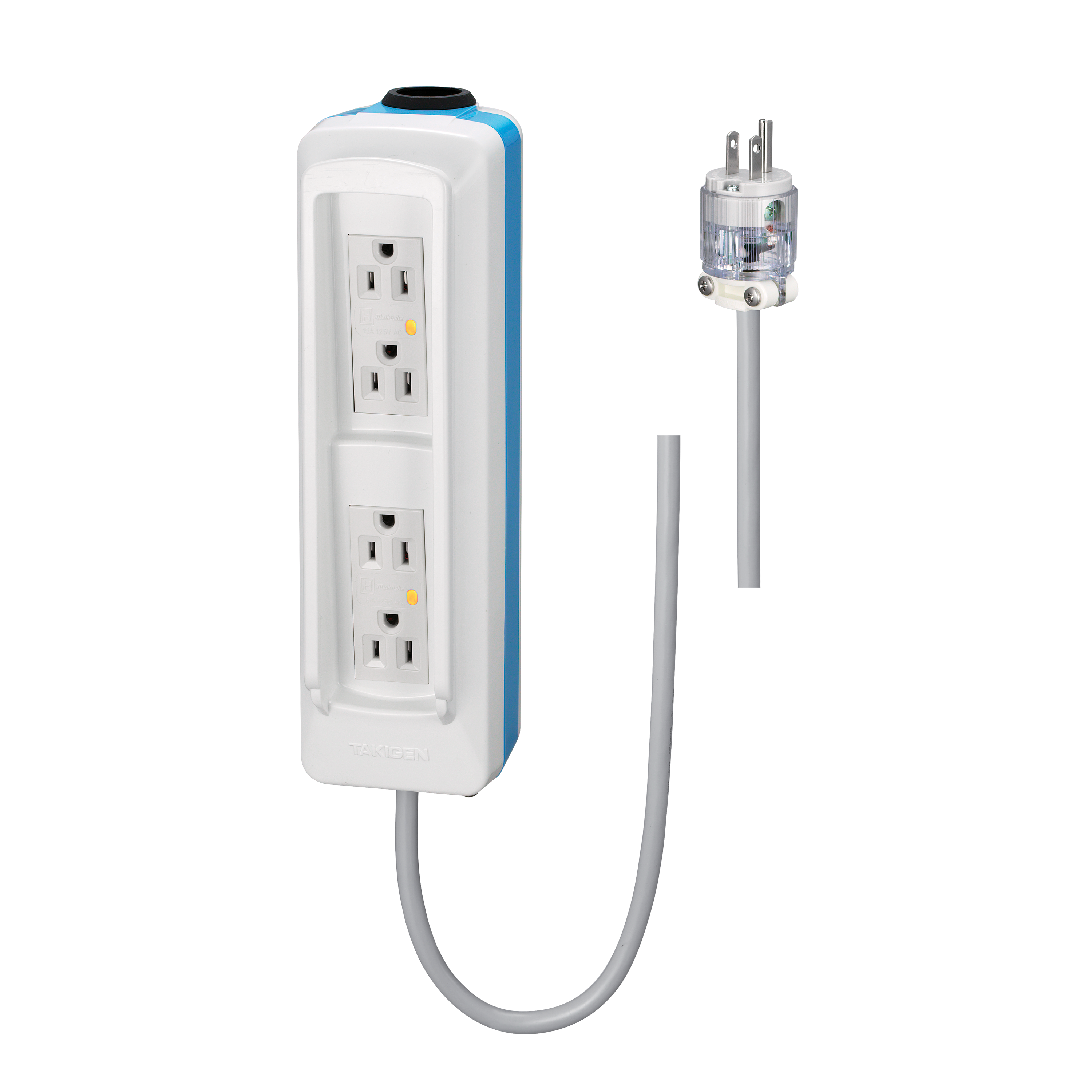 LE-550-5-White-Blue 点滴ポール電源コンセント | TAKIGEN | タキゲン