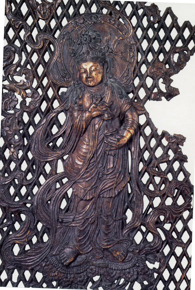 東大寺八角燈籠音声菩薩 拓本