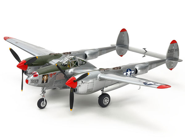 未開封】 イタレリ 飛行機シリーズ 1/48 ロッキード P-38/F-5E 未開封