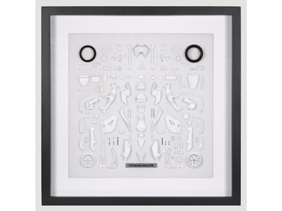 タミヤ】【額装済】パーツパネル カワサキ 06 Ninja ZX-RRパーツパネル