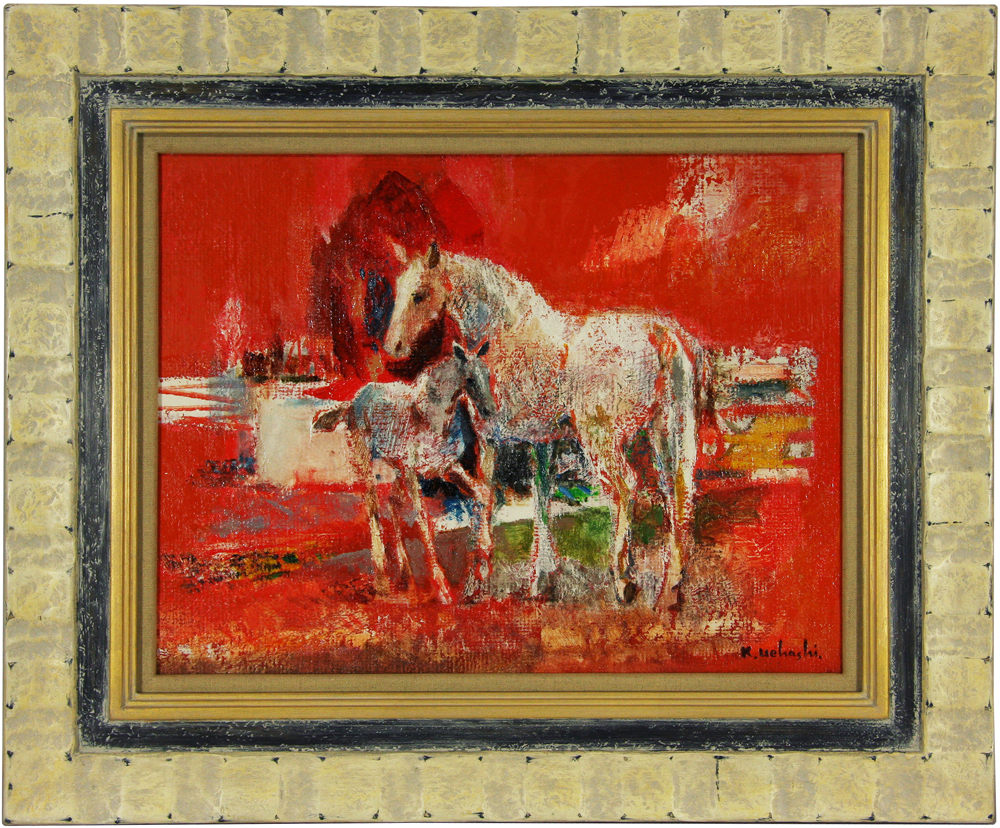 世界有名な 水墨画 馬の絵 八骏馬 絵画 - 絵画