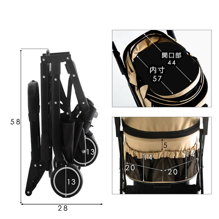 ペットカート 分離式 4輪サスペンション ベアリング 対面式 フル