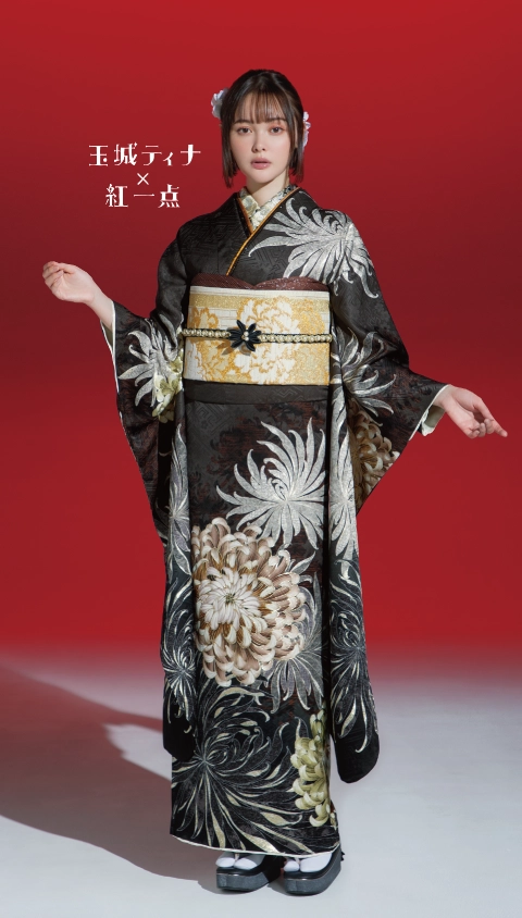 池田エライザ”の振袖-水色｜成人記念の新作振袖ご紹介 EL-729
