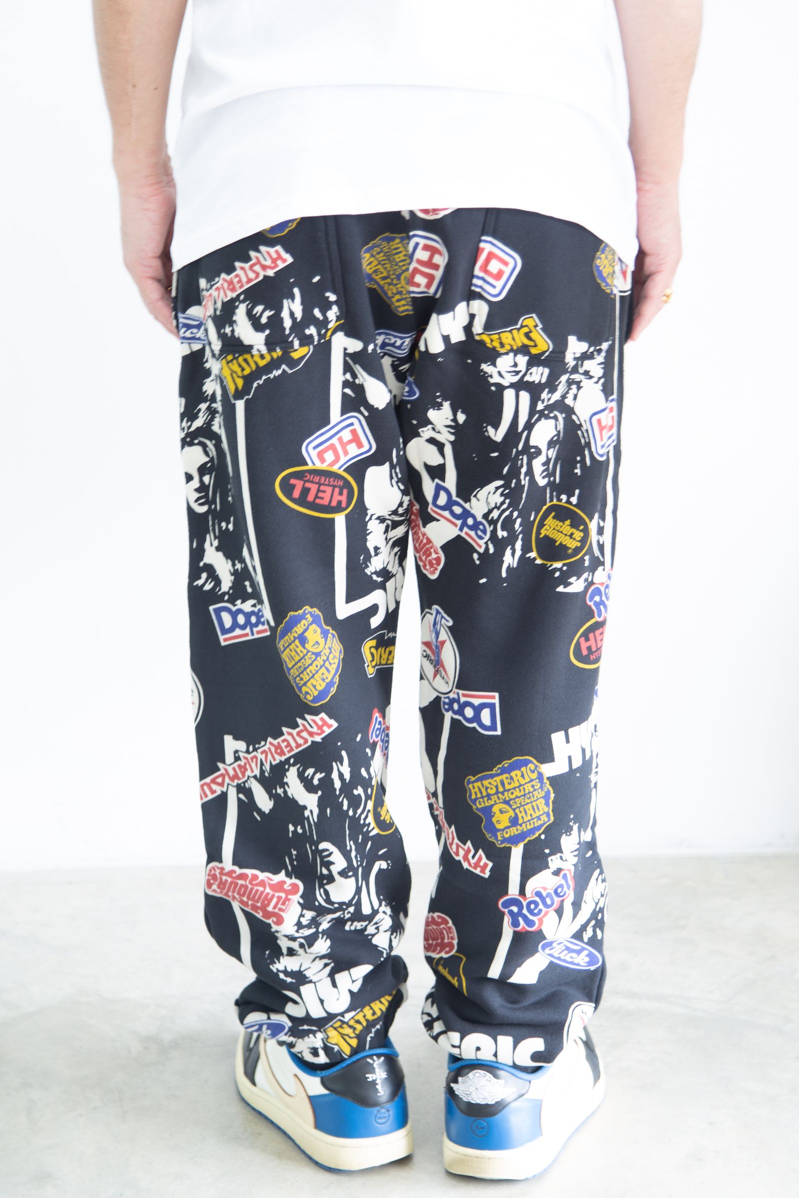希少 ヒステリックグラマー 総柄 ガウチョパンツ 希少 ヒステリック