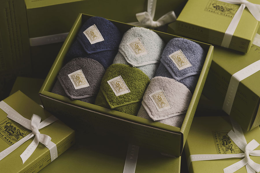 超甘撚りタオル 新色「リーフグリーン」: ｜オーガニックコットン