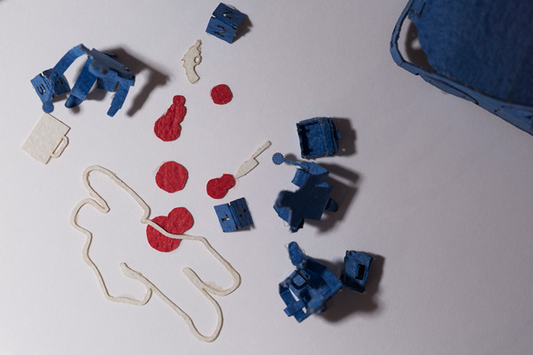 1/100建築模型用添景セット No.59 現場検証編 - 製品リスト／ネット