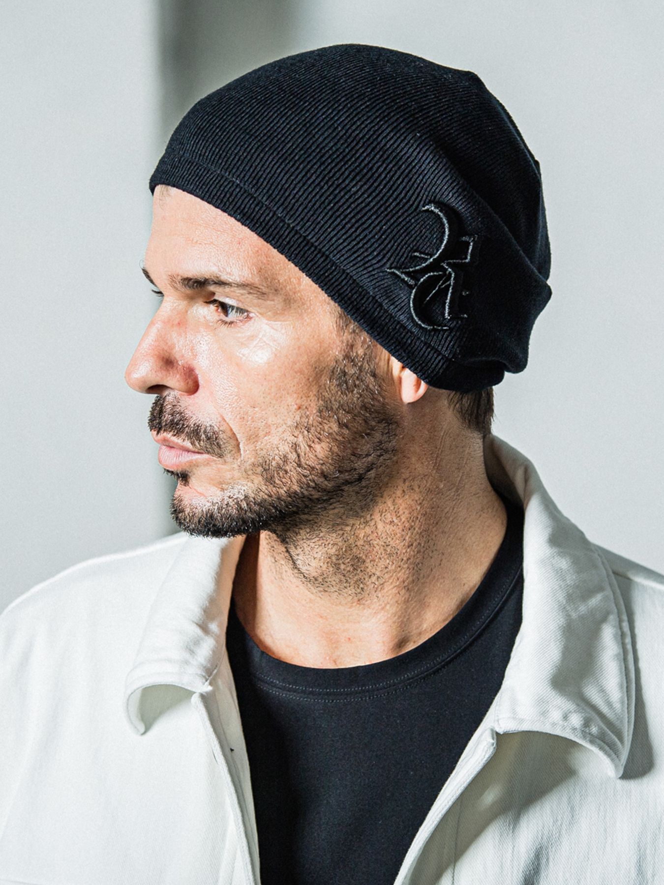 RESOUND CLOTHING - LINEN KNIT CAP / リネン RCロゴ刺繍 ニット