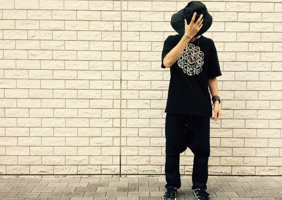 美品・名作】ガンリュウ・デニムパンツ・サルエルパンツ・2016SS