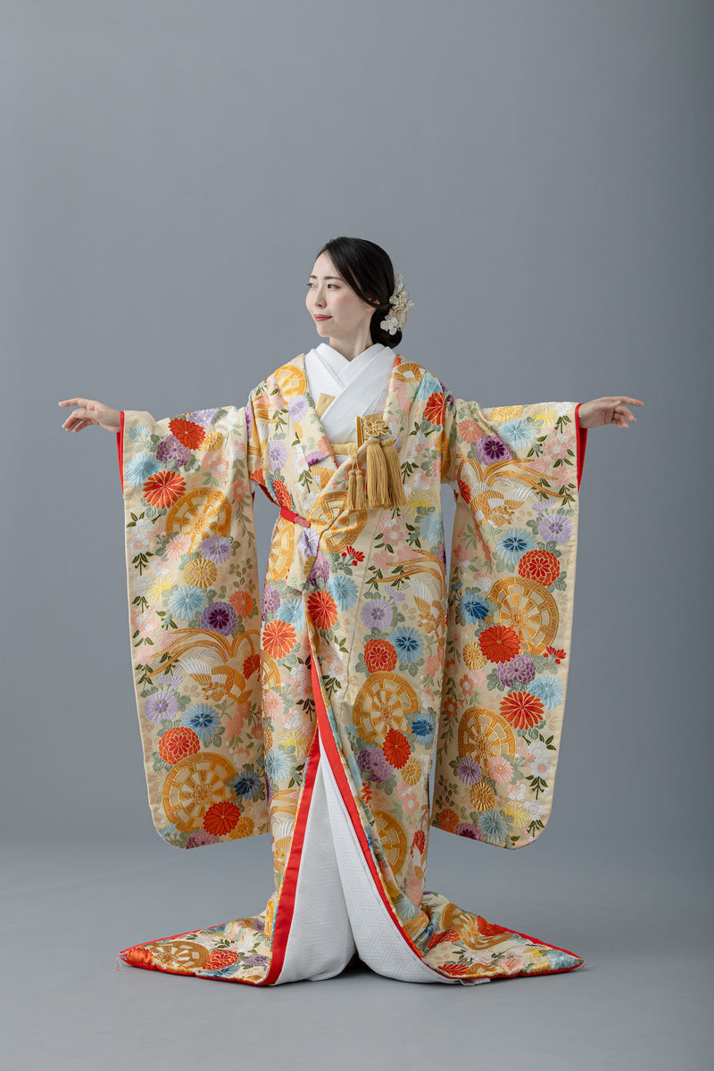 振り袖 フルセット 別誂長襦袢 成人式 金彩加工 銀通し ますいわ屋扱い