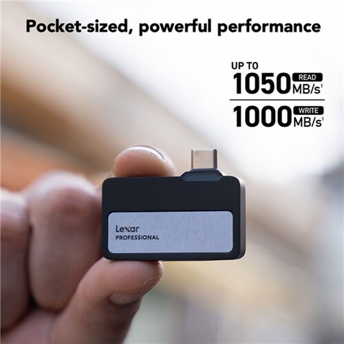 Lexar SL400 Professional Go 1TB Portable SSD Hard Drive External