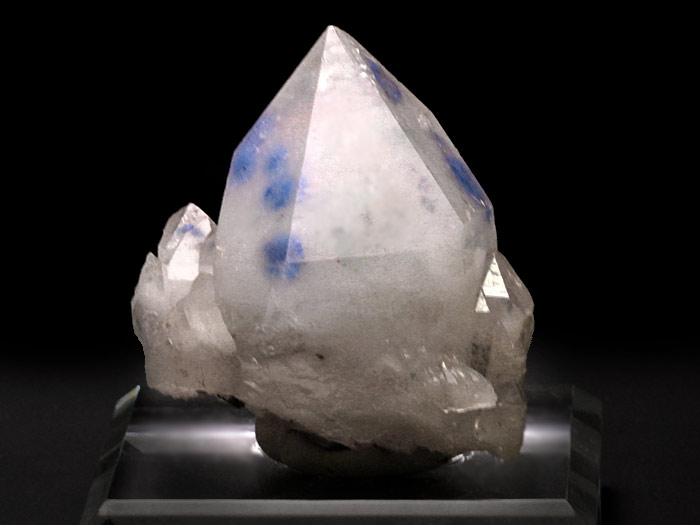 パパゴアイトインクォーツクラスター末研磨