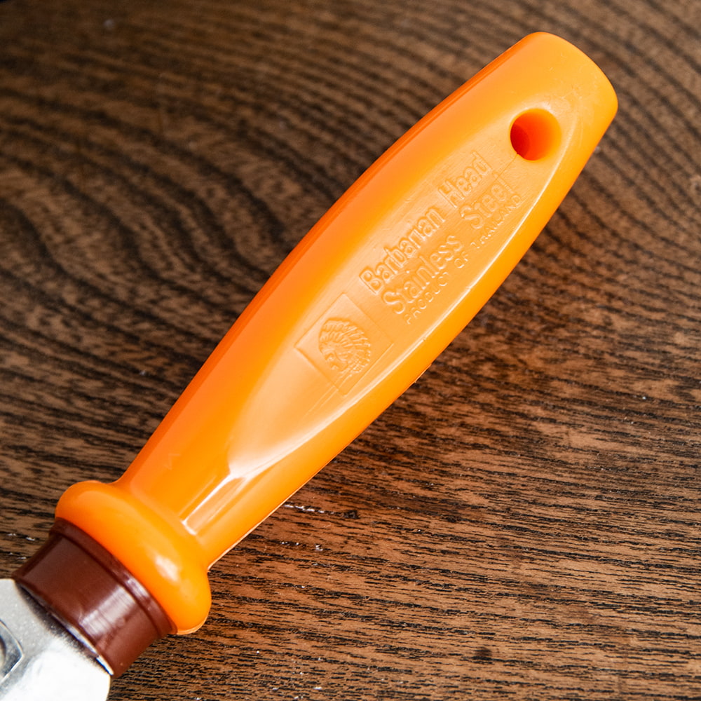 怪我しにくい！タイの ピーラーナイフ 【Barbarian Head】 16.5cm の