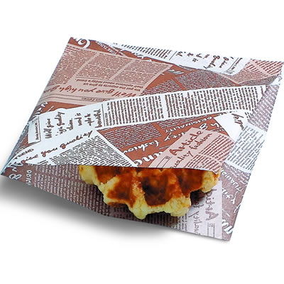 福助工業 バーガー袋 No.22 アーティクル （2000枚） 袋とシーラーの