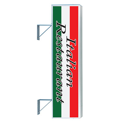 店舗用袖看板リメイク品 180＊61＊20 店舗用袖看板リメイク品 180＊61＊20