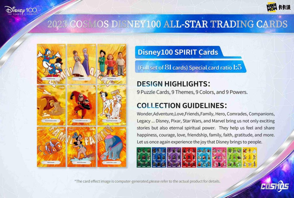 2023 KAKAWOW COSMOS DISNEY100 ALL-STAR TRADING CARDS【製品情報