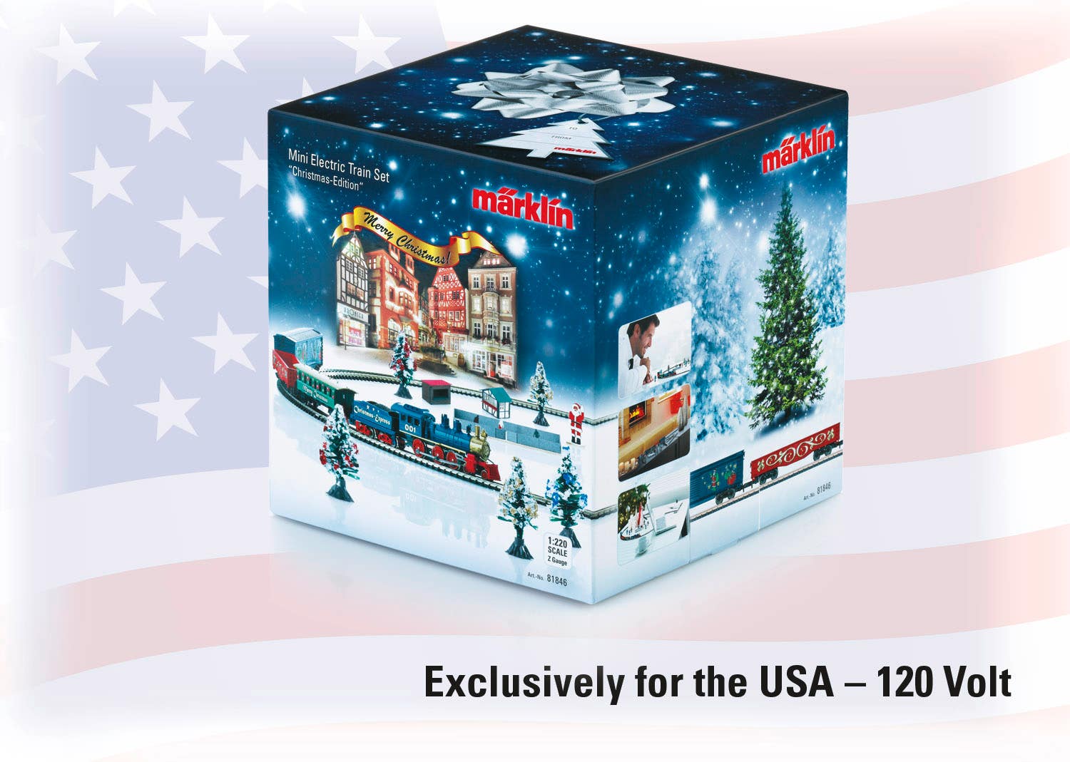 Marklin Z Scale #81846 American Christmas Starter Set - Standard