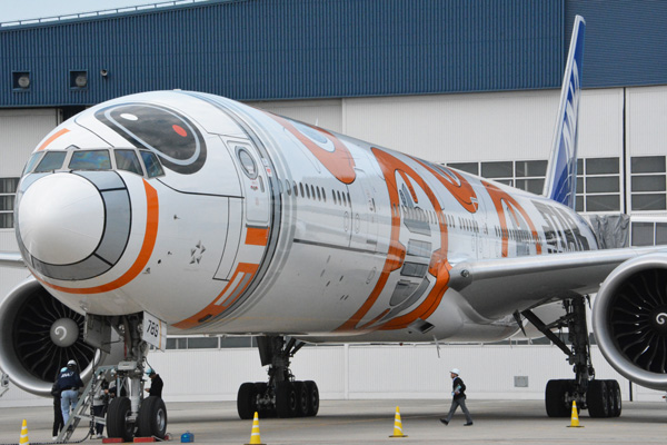 スターウォーズ BB-8 ANA JET BOEING 777-300ER飛行機