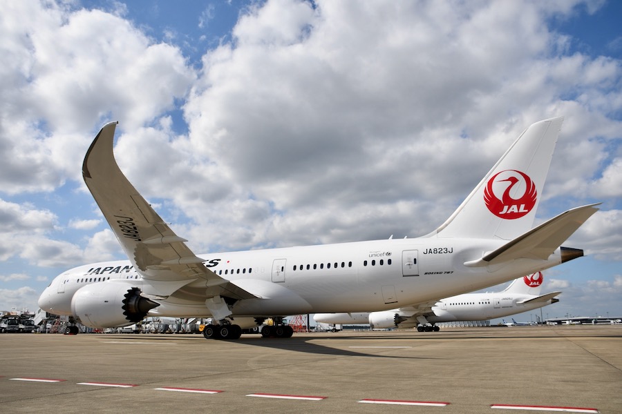 JAL Introduces Boeing 787-8 on Tokyo/Haneda-Miyako Route with