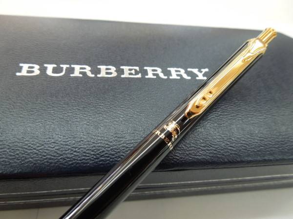 赤字覚悟 BURBERRY ボールペン本体 ブラック/ゴールド 赤字覚悟