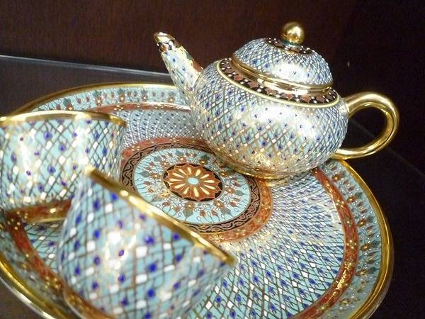 タイ ベンジャロン焼き 飾り壺 ベンジャロン タイ タイThailandの