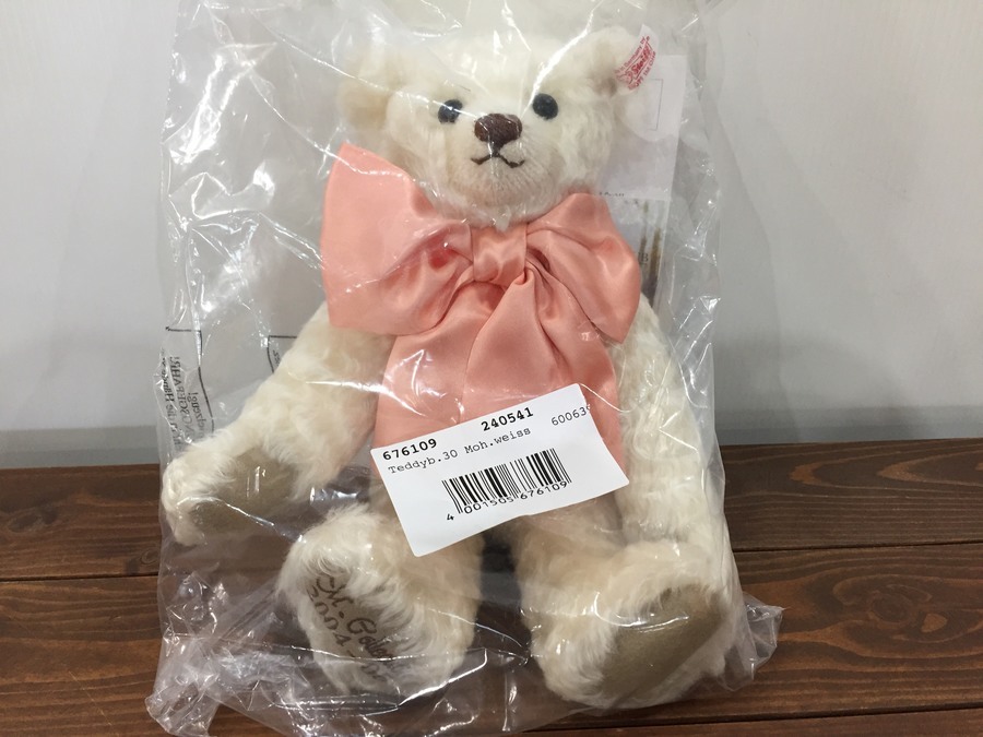 テディベアマイセン シュタイフベアとお皿箱付き steiff テディベア