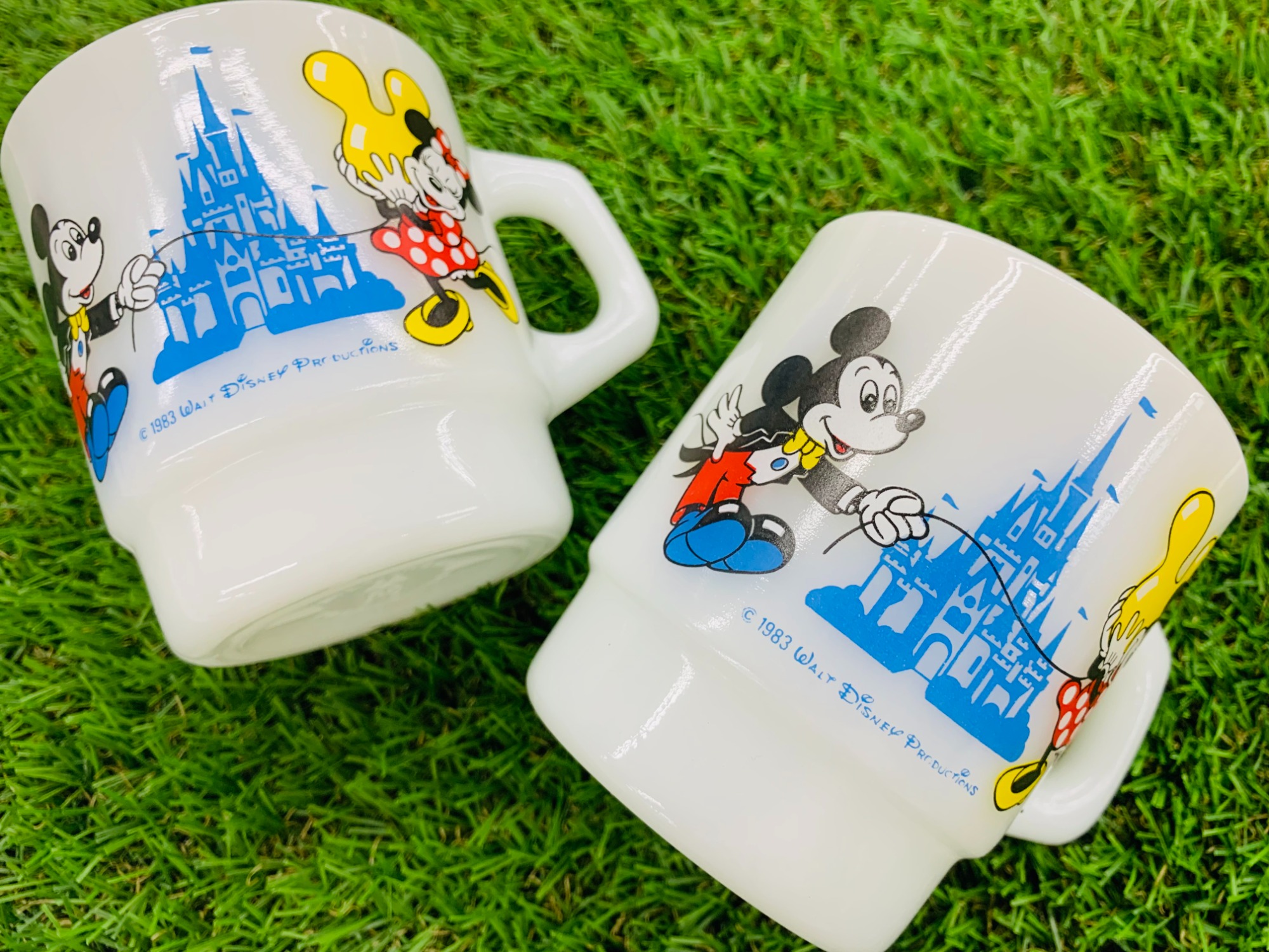 希少品】Fire-King ファイヤーキング × ディズニー マグカップ