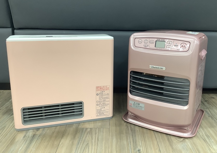 FW-25S 石油ファンヒーター ピンク色 ファンヒーター 灯油 ヒーター