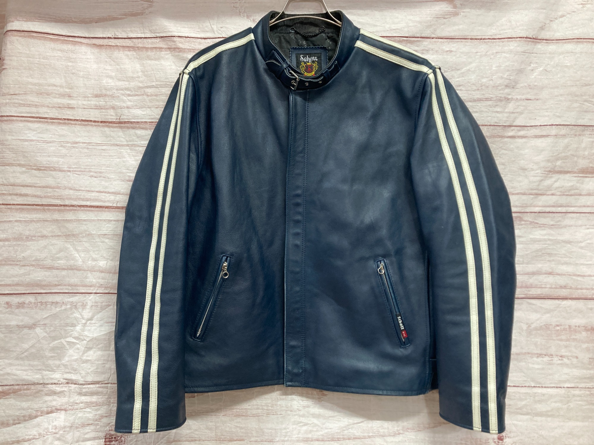 ショット】クラシックレーサー【レザー】 楽天市場】Schott ショット