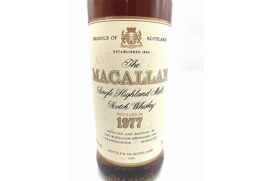 MACALLAN マッカラン 18年 1977年 箱付 未開栓 旧ボトルのご紹介