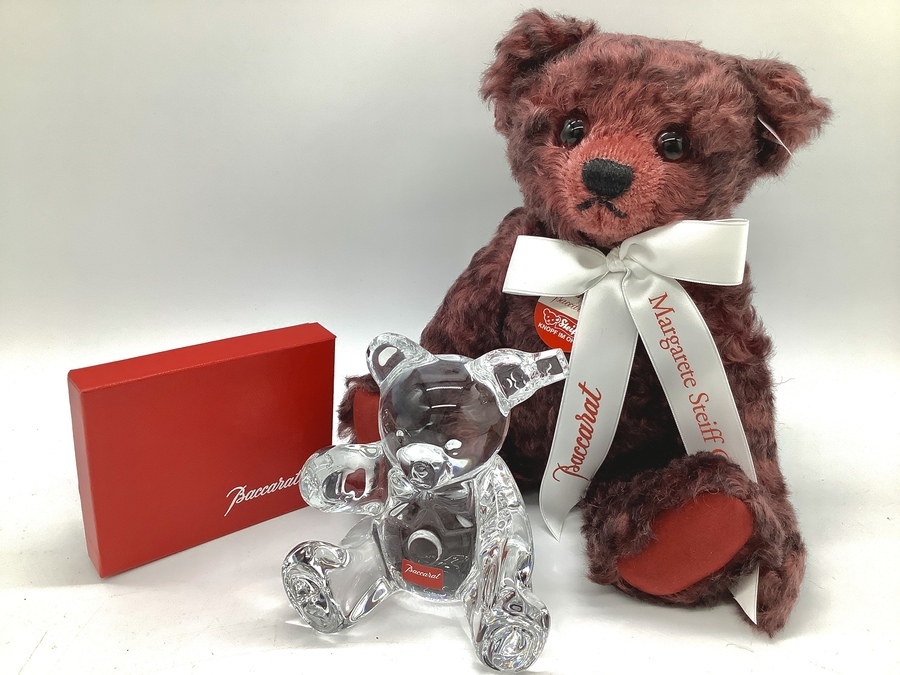Baccarat×Steiff（バカラ×シュタイフ） テディベア他2点セットが入荷