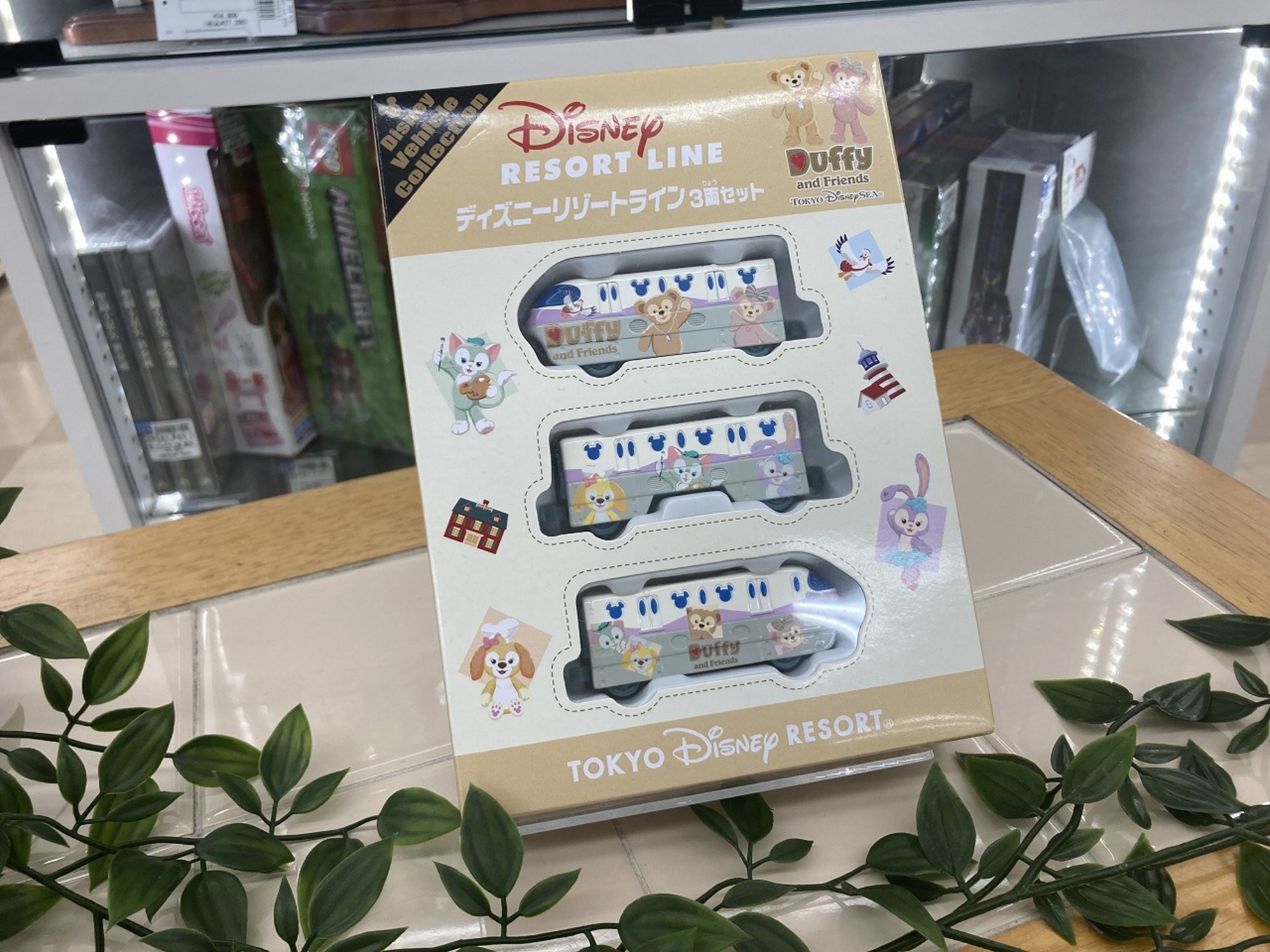 ディズニートミカディズニーリゾートライン3両セットダッフィー