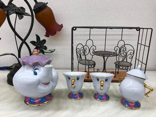 未使用ヴィンテージ1994年購入美女と野獣ティーセット 未使用