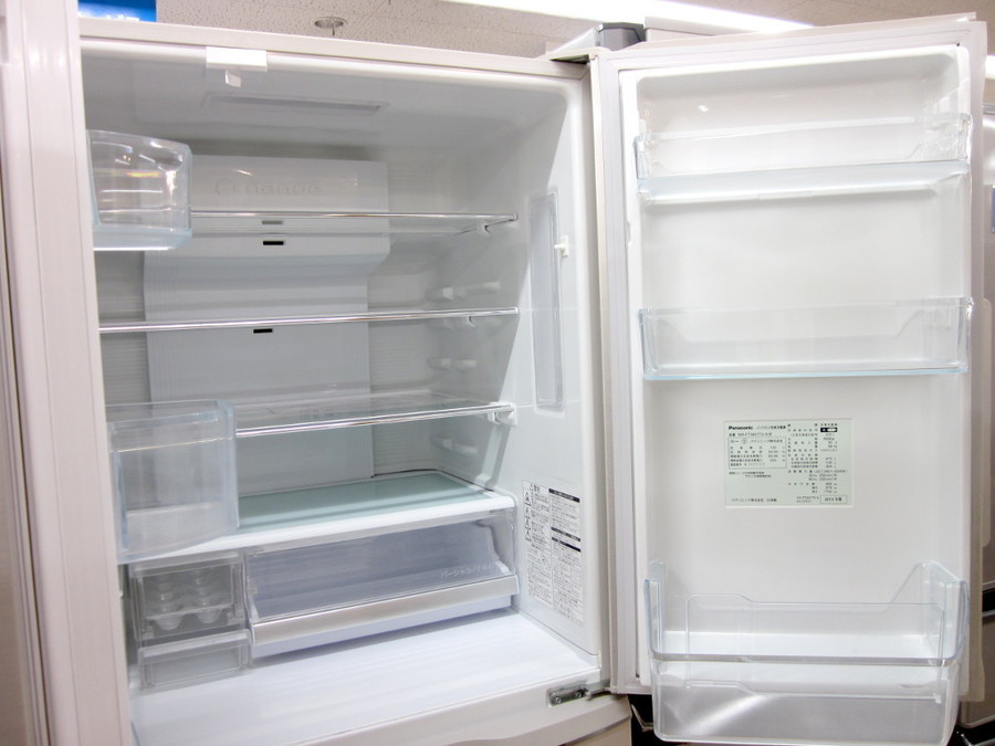 Panasonic ノンフロン冷凍冷蔵庫 NR-FTM477S-N 2012年製 Panasonic