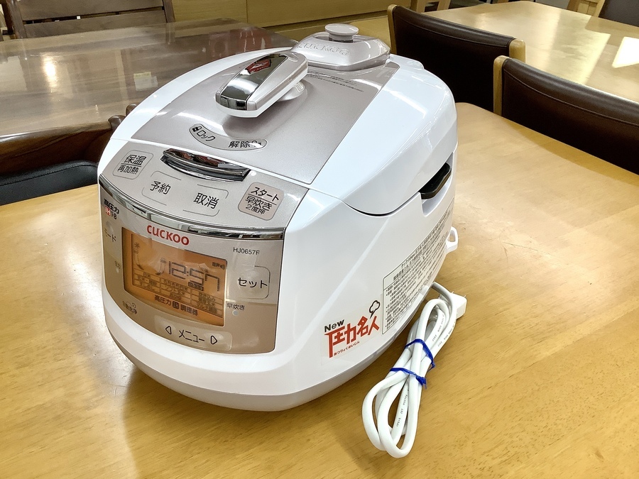 CUCKOO(クック)のIH高圧力発芽玄米炊飯器「CRP-HJ0657F」【名古屋徳重