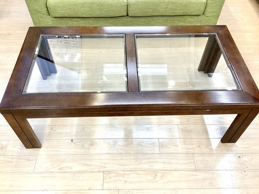 karimoku ローテーブル ガラス天板