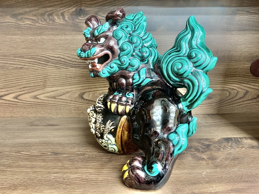 丸谷焼】伝統工芸品！獅子の置物のご紹介です！【トレファク花小金井店
