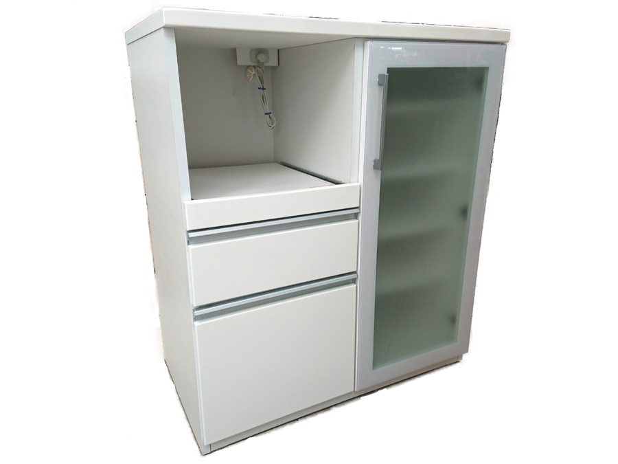 しぇんろん ニトリ レンジボード キュリー2 90MRB ホワイト しぇんろん