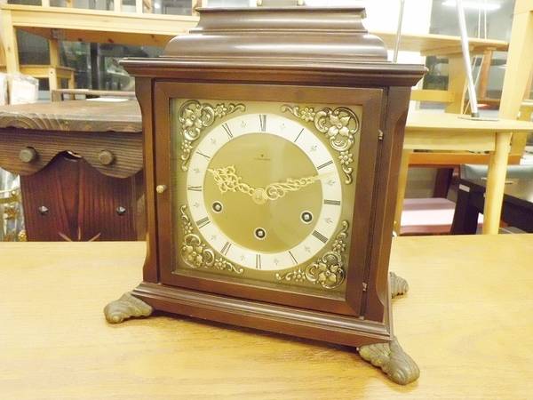 ドイツの老舗！ユンハンスのウエストミンスターチャイム置時計が買取