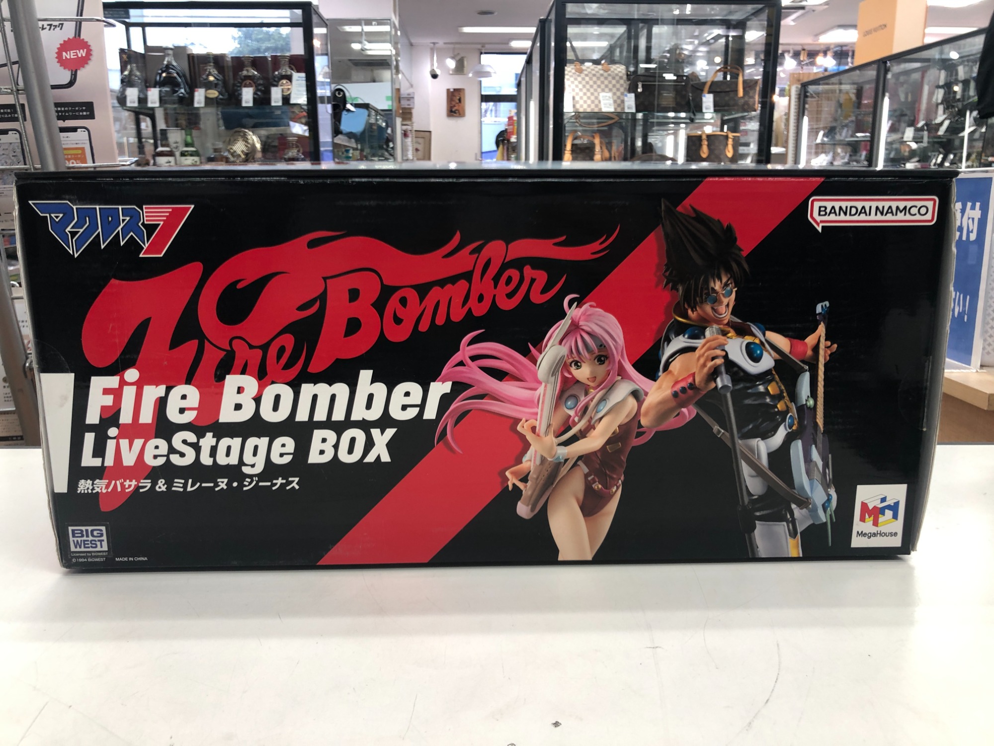 マクロス7 Fire Bomber LiveStage BOX バサラ&ミレーヌ フィギュア