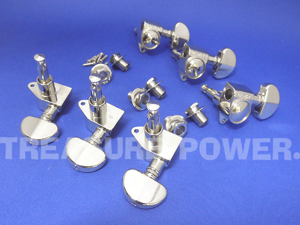 GROVER 102-18N LPタイプペグセットグローバー3x3ニッケル新品