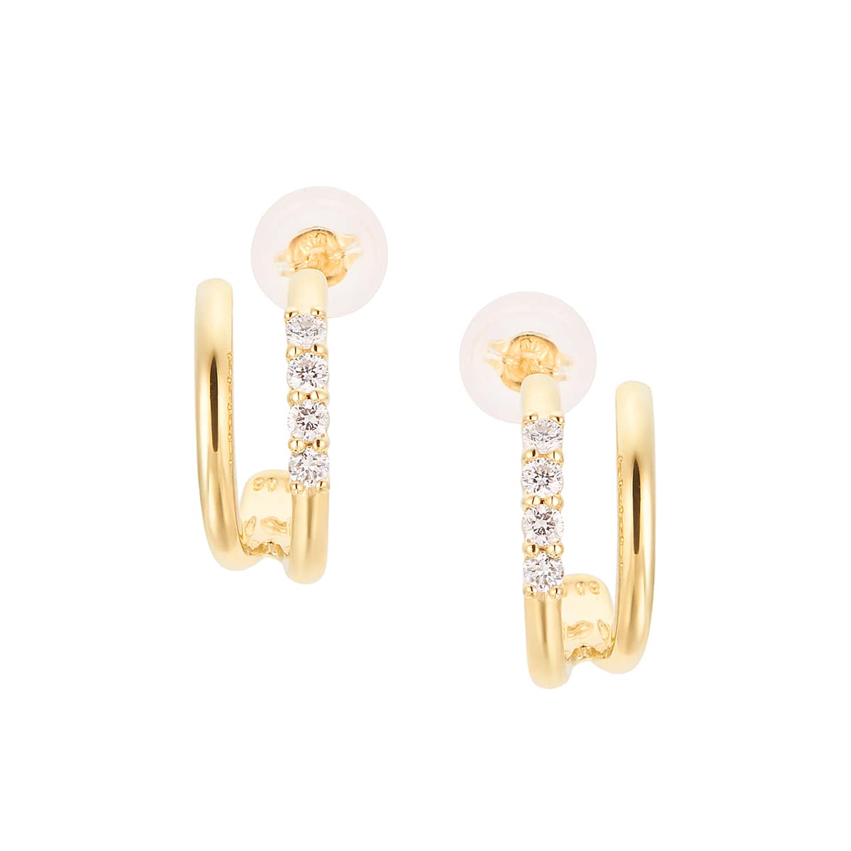 K10イエローゴールドダイヤモンドピアス(RPE443-002)|TSUTSUMI