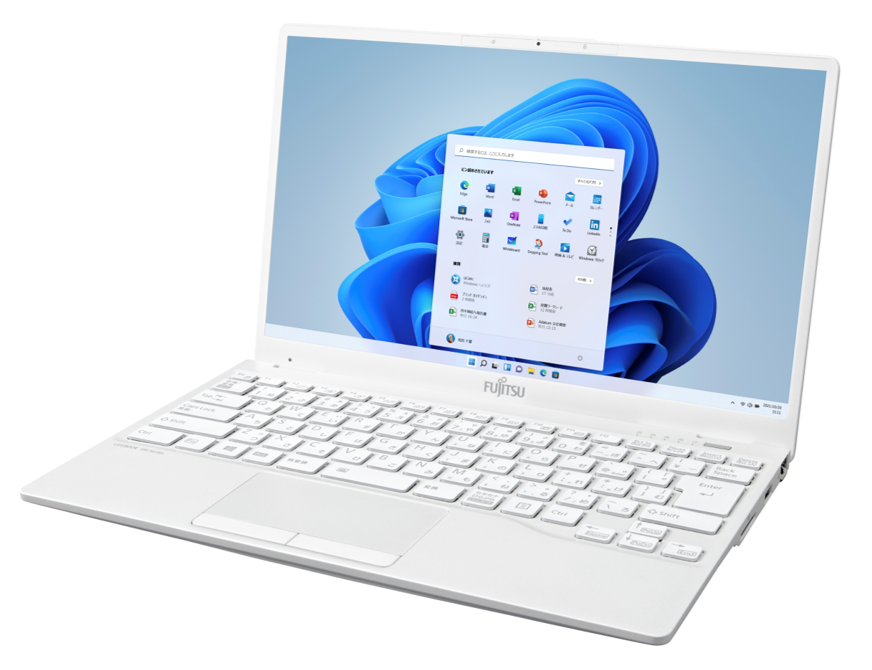 富士通 LIFEBOOK ホワイトノート型パソコン PC Windows 10 FUJITSU