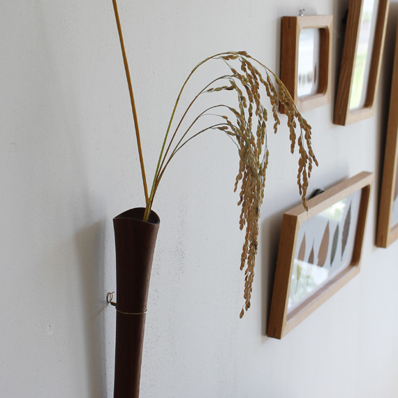 掛花入 / 木の小物、木工作家の手仕事[ 家具工房 UNOKA ]