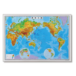 UCHIDASウチダス学習支援用品/社会/世界地図