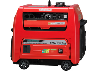 新ダイワ EGW145M 発電機 溶接機 25A／28A 新ダイワ エンジン